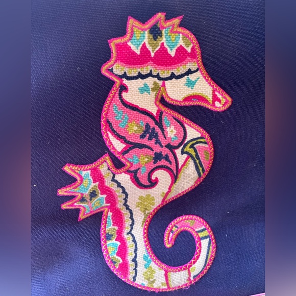 EUC Large Spartina 449 Denim and Braided Double Handles Tote - Picture 5 of 16